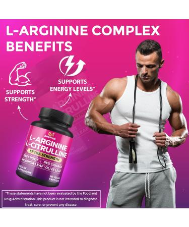 BMVINVOL L Arginine L Citrulline Supplement Plus Beet Root Moringa Olive Red Spinach for Support Daily - 90 Capsules - Buy Online on GoSupps.com
