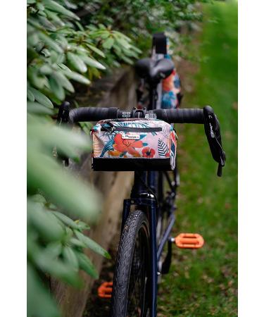Po Campo Kinga Handlebar Bag 2 - Waterproof Front Mount Bike Bag & Crossbody Convertible - Flora - Buy Online on GoSupps.com