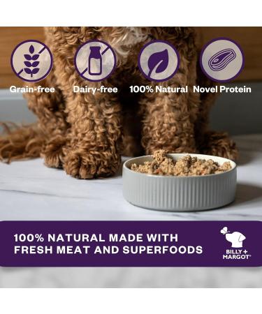 Billy + Margot Pack of 12 x 150g sachets of wild boar and chicken superfood - Buy Online on GoSupps.com