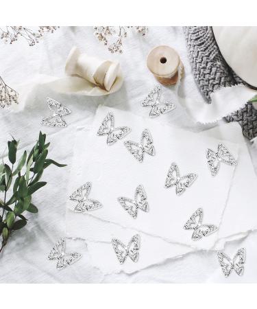 20 PCS Butterfly Nail Charms - 3D Metal Edelstones for Nail Art | DIY Decorations for Women & Girls - Buy Online on GoSupps.com
