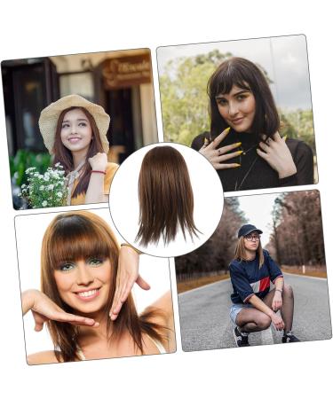 minkissy Invisible Wig Wigs Hair Extensions for Thin Hair Human Hair Toppers for Women Hairpiece Topper Hair Extensions for Short Hair Miss No Trace Chemical Fiber 35.00X14.00X13.00CM Light Brown - Buy Online on GoSupps.com