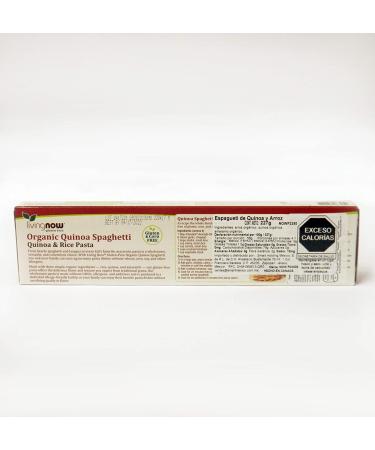 Now Foods Organic Quinoa Spaghetti - 8 oz | Gluten-Free & Healthy Pasta - Buy Online on GoSupps.com