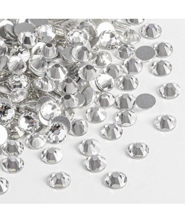 Buy Beadsland 288 PCS Flat Back Rhinestones - Crystal White Nail Crystals SS34 (7.1-7.3mm) for Stunning Nail Art - International Shipping Available - Buy Online on GoSupps.com