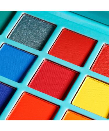 Afflano 36 Color Professional Eyeshadow Palette - Highly Pigmented Matte & Shimmer - Vibrant Red Blue Green Orange Purple Shades for Stunning Eye Looks - Buy Online on GoSupps.com