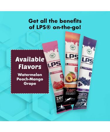 Nutritional Designs LPS Liquid Collagen & Whey Protein Supplement - Non-GMO Drink Sugar-Free - Promotes Healthy Skin & Hair for Men & Women Watermelon Single Serve (100 Packets) - Buy Online on GoSupps.com