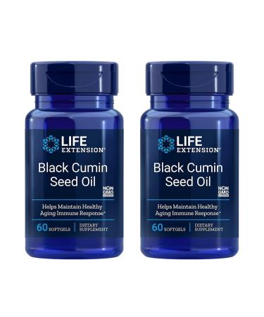 Life Extension Black Cumin Seed Oil, 60 softgels Life Extension (2 pack)