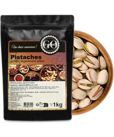Lightly salted roasted pistachios 1 kg - LA PLANTIGO