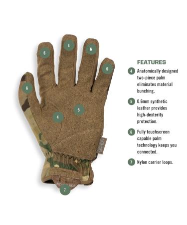 Buy Mechanix Wear Multicam Fastfit Tactical Gloves - XXL Size | International Shipping Available - Buy Online on GoSupps.com