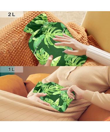 Buy Tropical Chameleon Hot Water Bottle with Cover - 2L for Pain Relief & Menstrual Cramps | International Shipping - Buy Online on GoSupps.com