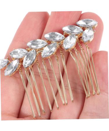 HAPINARY Fashionable Diamond Hair Accessories Side Comb Bridal Hair Clips Bridal Hair Comb Hair Side Comb Girl Headpiece Hair Comb Clip Decorative Hair Comb Decorative Hair Clip - Buy Online on GoSupps.com