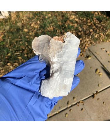 Natural Crystal Rough Decoration 155g Raw Natural Standing Selenite Piece Cut Slab Stone Specimen - Buy Online on GoSupps.com