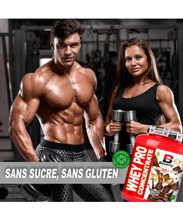 Beverly Whey Pro - Concentr de prot ines de lactos rum - 2 kg - 28 g de prot ines par portion - 58 portions - Tonifie et augmente la masse musculaire (2 KG BISCUIT BEURR ) BISCUIT BEURR 2 KG - Buy Online on GoSupps.com