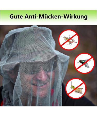 Grantop Nylon Mosquito Head Net - 2 Pack for Outdoor Activities - Dark Black - Buy Online on GoSupps.com