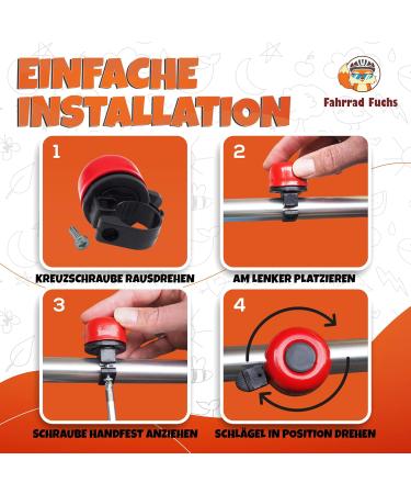 Buy High-Quality Bicycle Bells for Children - Lilac Girls' Bike Bells Made in Germany with Reduction Socket - Buy Online on GoSupps.com