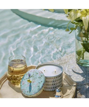 Shop La Jol e Muse White Tea Fragrance Candle - Large Soy Wax 2 Wicks 40-50 Hours Burn Time | Perfect Christmas Gift (400g) - Buy Online on GoSupps.com