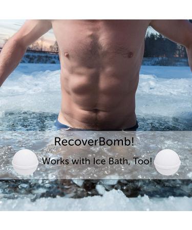 Muscle Recovery Bath Bombs with Epsom Salt, Peppermint, and Baking Soda - Natural Fast Relief for Sore Muscles - Handmade in USA - 6 Pack - Buy Online on GoSupps.com