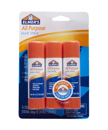 Elmer s Scented Glue Sticks Washable Clear Assorted Scents 6 Grams 6 Packs  of 4 (24 Total Count) 24 Count Dessert Scented