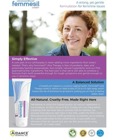 Femmesil Feminine Care Vaginal Cream - Relief from Yeast Infections, Itch & Irritation - 50g Tube - Buy Online on GoSupps.com