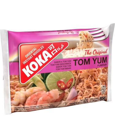 Koka Oriental Style Instant Noodles | Tom-Yum Flavour | Snack or Meal Accompaniment | Ready in 2 Minutes | 85g (Pack of 30) 85.00 g (Pack of 30) - Buy Online on GoSupps.com