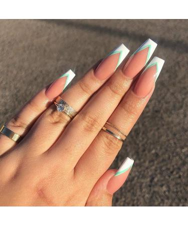 Rainbow French Smile Line Cutter - Professional V Shaped Manicure Tool HJ-NAT197-FS09 - Buy Online on GoSupps.com