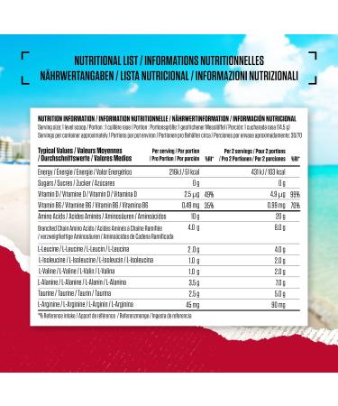 BSN Nutrition Amino X Supplement with Vitamin D Vitamin B6 and Amino Acids Fruit Punch Flavour 70 Servings 1 kg Fruit Punch 70 Servings (Pack of 1) - Buy Online on GoSupps.com