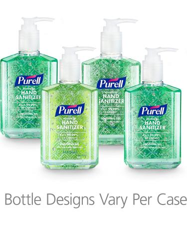 Purell Advanced Hand Sanitizer Soothing Gel Fresh Scent with Aloe and Vitamin E - 8 fl oz Pump Bottle (Pack of 4) - Buy Online on GoSupps.com