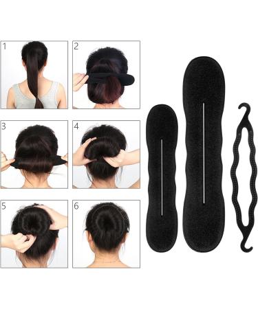 Hairdressing Help Set - Easy Hairstyles for Long Hair | German Instructions & Accessories - Perfect for Everyone - Buy Online on GoSupps.com