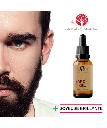 3-in-1 Beard Oil - Stimulate Hair Growth & Moisturize | 100% Natural with Castor Jojoba Almond Oils | 15ml - Buy Online on GoSupps.com