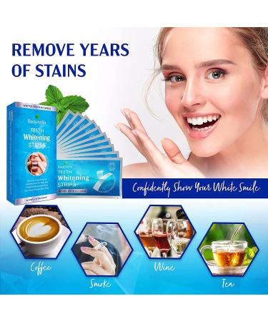 Beautzilla Teeth Whitening Strips | 30-Minute Safe Formula for Sensitive Teeth | Professional Whitening Kit (28 Count) - Buy Online on GoSupps.com