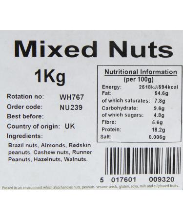 Suma Mixed Nuts 1 kg - Buy Online on GoSupps.com