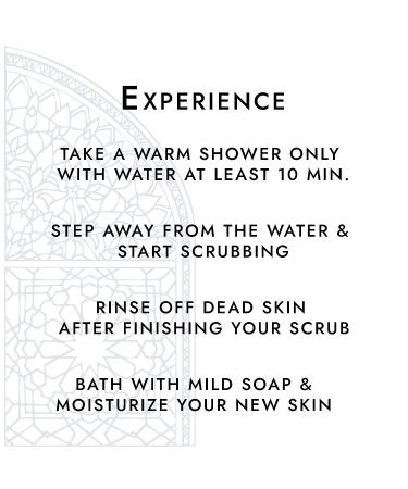 Moroccan Hammam Kessa Exfoliating Mitt - Deep Exfoliation & Dead Skin Remover - Buy Online on GoSupps.com