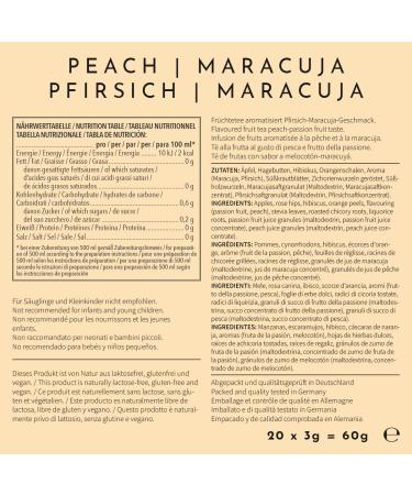 720 DGree Infuuzed Peach Maracuja - Sugar-Free 160 Bags 80 Liters - Delicious Drink Mix Alternative to Iced Tea & Lemonade - Buy Online on GoSupps.com