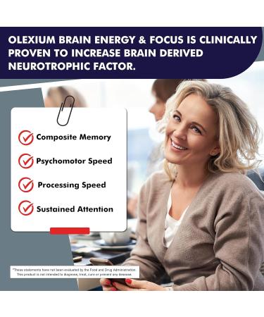 Olexium Brain Energy & Focus Supplement - 30 Count - Buy Online on GoSupps.com