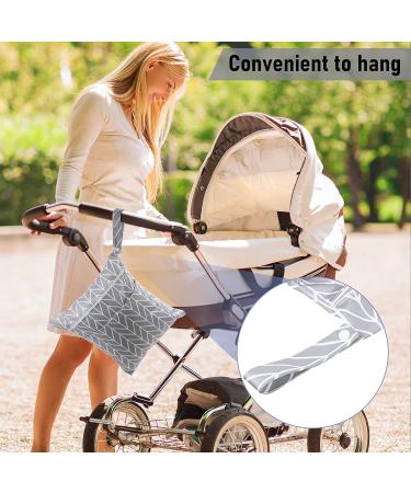 Wet Dry Bag Set - Waterproof, Washable, Travel-Friendly for Cloth Diapers & Swimsuits - 6 Piece Diaper Wet Bag Bundle - Buy Online on GoSupps.com