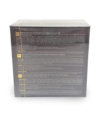 Dr Rashel 24k Gold Collagen Hydrogel Eye Mask - 60 Pcs | Targets Wrinkles, Puffiness, Dark Circles - Buy Online on GoSupps.com