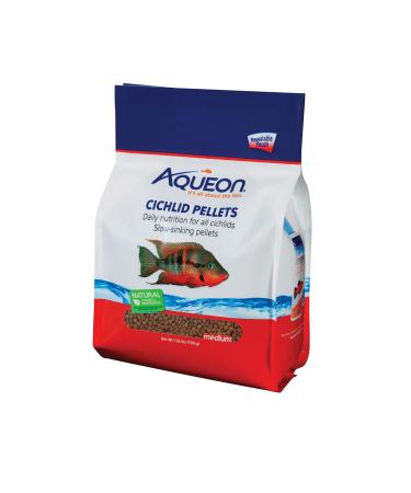 Aqueon Cichlid Food Medium 25 Ounces - Buy Online on GoSupps.com