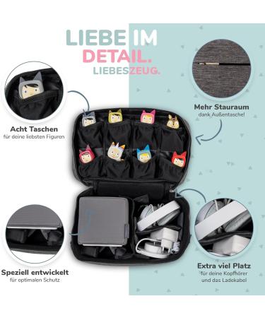 Liebenzeug Toniebox Bag - Holds 8 Characters Headphones & Accessories - Multi-Functional Storage & Transport Bag (Gray) - Buy Online on GoSupps.com