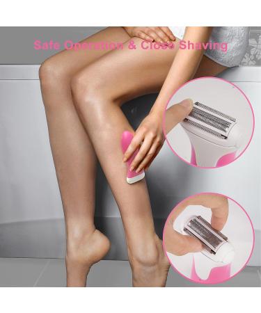 Kokoline Electric Razor for Women - Cordless Painless Body Hair Removal Shaver for Face, Underarms, Legs, and Bikini Area - Wet & Dry Shaver in Pink/Rose - Buy Online on GoSupps.com