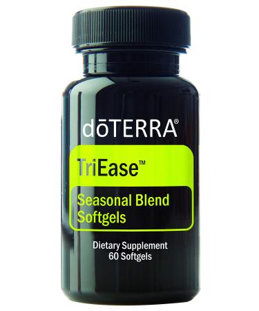 DoTerra - TriEase Softgels Essential Oil Seasonal Blend - 60 Softgels 60 Count (Pack of 1)