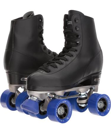 CHICAGO SKATES Men's Classic Roller Skates - Premium Black Quad Rink Skates - Size 8 - Buy Online on GoSupps.com