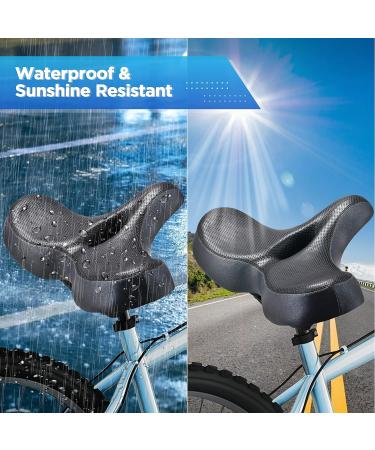 14.4'' IPOW Extra Wide Comfort Bike Seat | Waterproof Oversized Saddle for Men and Women | Ideal for Peloton, Exercise, Mountain Bikes - Buy Online on GoSupps.com