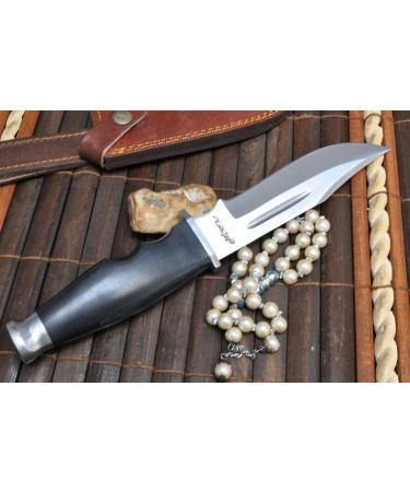 Perkin Hunting Knife with Leather Sheath - Premium KLS Outdoor Knife for Hunters - International Shipping Available - Buy Online on GoSupps.com