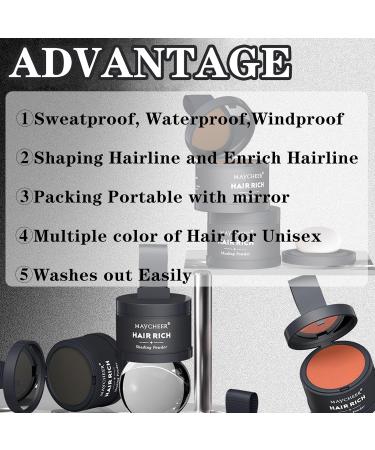  HISUNBEN HISUNBEN Instantly Hairline Powder - Professional Hair Shadow Powder - Windproof & Sweat Resistant - Root Touch Up Concealer - Buy Online on GoSupps.com