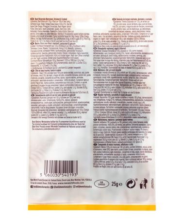 Wild West Beef Jerky - 12 Pack Honey BBQ High Protein Snack | 25g Beef Jerky for Healthy Snacking - Buy Online on GoSupps.com