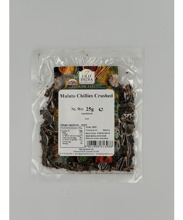 Old India Mulato Chillies Crushed 25g