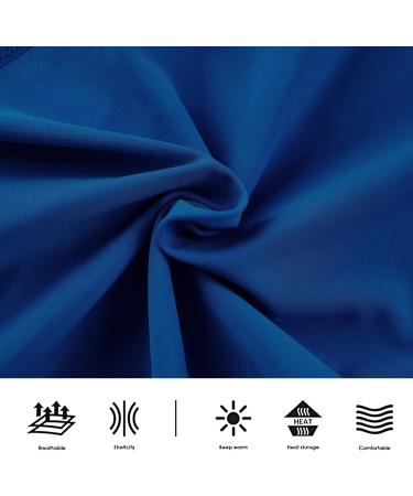 LEAO Youth Boys Compression Shorts 2-Pack Black/Royal Blue Large - Performance Athletic Underwear & Sports Boxer Briefs - Buy Online on GoSupps.com