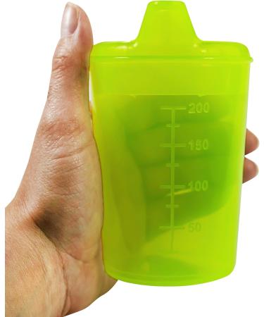 Medi-Inn Beak Cup 250 ml Yellow Drinking Cup with 8x4 mm Opening | Ideal for Easy Drinking Worldwide - Buy Online on GoSupps.com