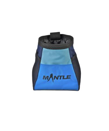 Mantle Climbing Equipment Boulderbag as a set with chalkball tape hand cream & bouldering brush or single single or set boulderbag individually marine
