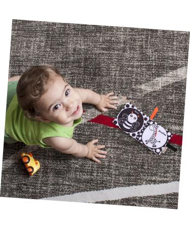 Ibasenice 5-Soft Fabric Book - Early Education Toys for Babies | Black & White Baby Books | Peach Skin Cloth Toys - Buy Online on GoSupps.com