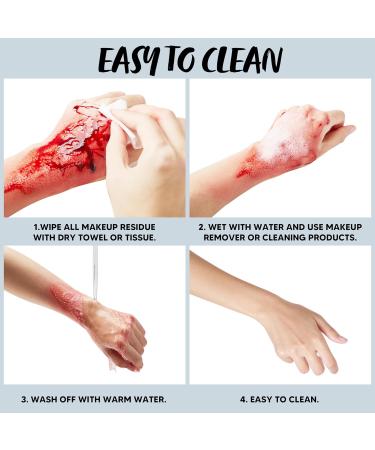 Spooktacular Creations Halloween Makeup Coagulated Blood 2.5 Oz - Realistic Fake Blood for SFX Wounds Cuts & Cosplay for Adults & Kids - Buy Online on GoSupps.com